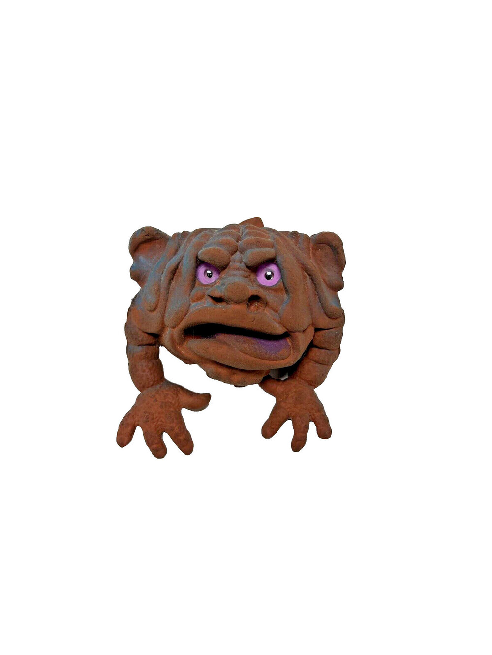 Mattel Boglin Squeel 1987 Vintage Blue and Brown with Purple Eyes RARE